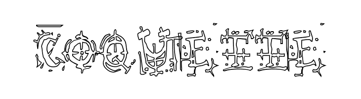 Armaggedon Industrial Hollow  Free Fonts Download