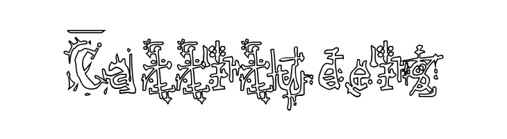 Armaggedon Industrial Hollow  Free Fonts Download