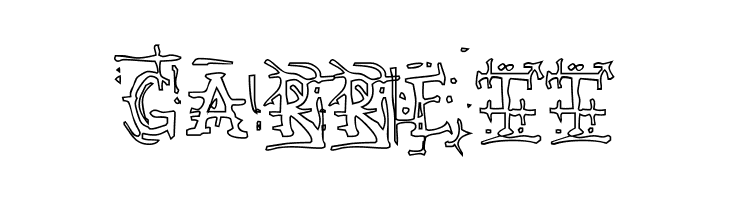 Armaggedon Industrial Hollow  Free Fonts Download