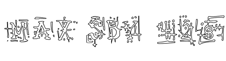 Armaggedon Industrial Hollow  Free Fonts Download