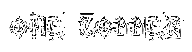 Armaggedon Industrial Hollow  Free Fonts Download