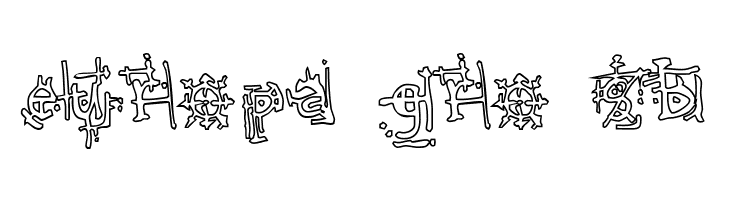 Armaggedon Industrial Hollow  Free Fonts Download