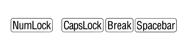 RRKeyCaps-Normal  Free Fonts Download