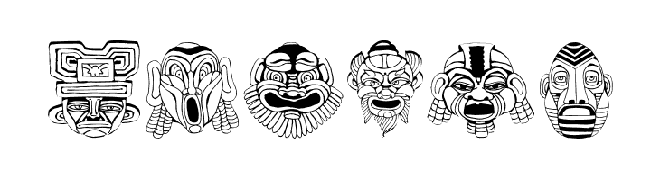 MasksMKThree  Free Fonts Download