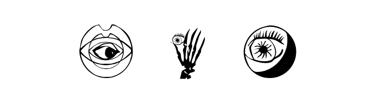 LifeEyecons  Free Fonts Download