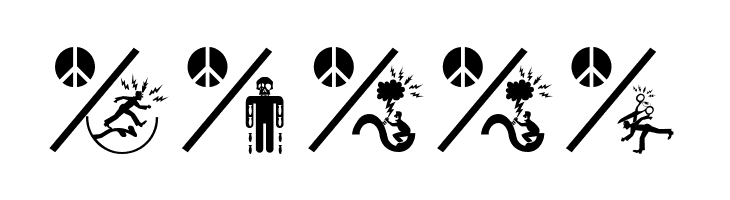 PeaceThruGuns  Free Fonts Download