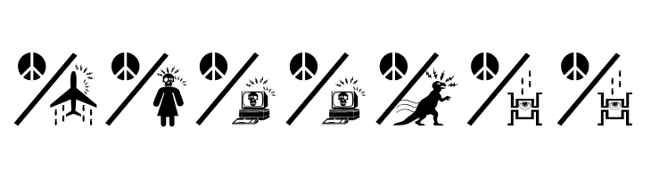 PeaceThruGuns  Free Fonts Download