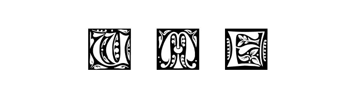 GloucesterInitialen  Free Fonts Download
