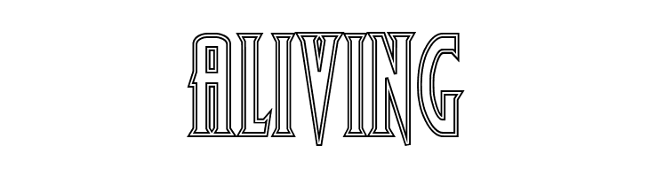 Wolf's Bane Outline  Free Fonts Download