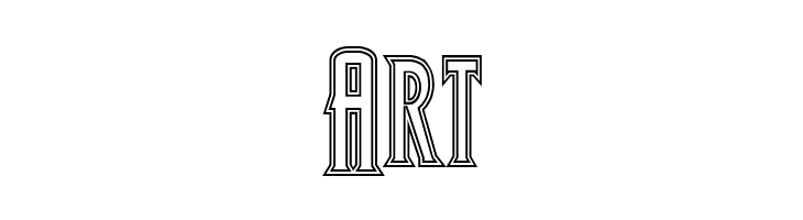 Wolf's Bane Outline  Free Fonts Download