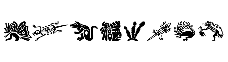 MesoFaunaBats  Free Fonts Download