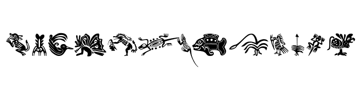MesoFaunaBats  Free Fonts Download