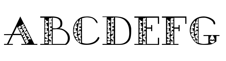 Happy Easter  Free Fonts Download