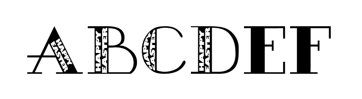 Happy Easter  Free Fonts Download