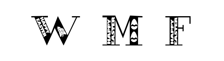 Happy Easter  Free Fonts Download