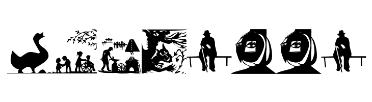 Scherenschnitt  Free Fonts Download