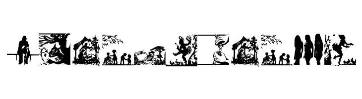 Scherenschnitt  Free Fonts Download