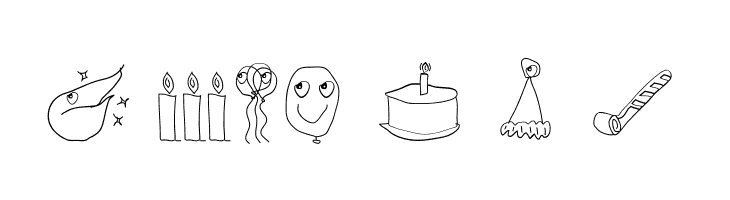 HappyBirthday  Free Fonts Download