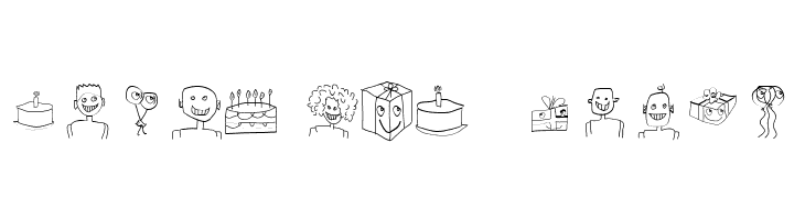 HappyBirthday  Free Fonts Download