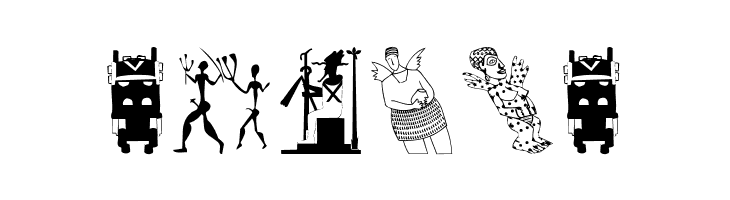 AfricanAngelsAndSpirits  Free Fonts Download