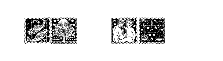 Tierkreis 4  Free Fonts Download