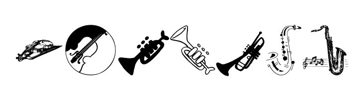 MusicInstruments  Free Fonts Download