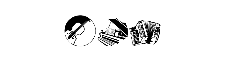 MusicInstruments  Free Fonts Download