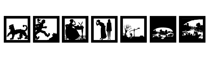 MoreSilhousFrame  Free Fonts Download