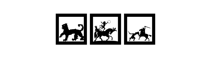 MoreSilhousFrame  Free Fonts Download