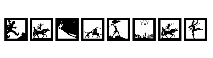 MoreSilhousFrame  Free Fonts Download