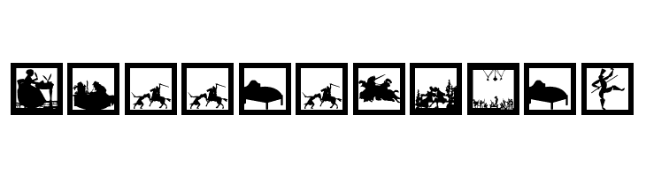 MoreSilhousFrame  Free Fonts Download