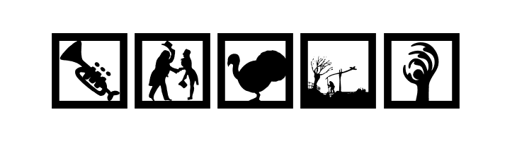 MoreSilhousFrame  Free Fonts Download