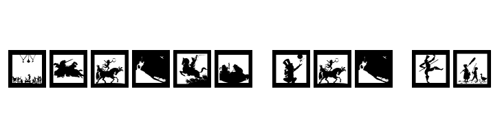 MoreSilhousFrame  Free Fonts Download