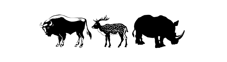 WildAnimalsOne  Free Fonts Download