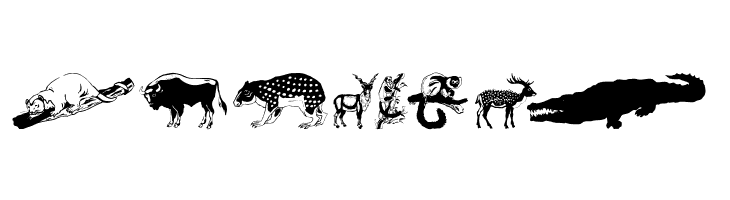 WildAnimalsOne  Free Fonts Download