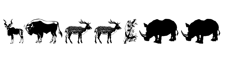WildAnimalsOne  Free Fonts Download