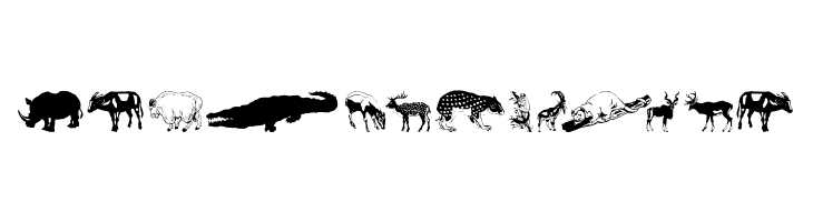 WildAnimalsOne  Free Fonts Download