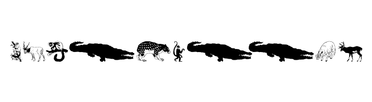 WildAnimalsOne  Free Fonts Download