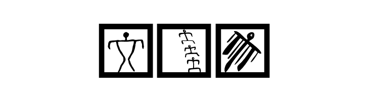 PetroglyphMarks  Free Fonts Download