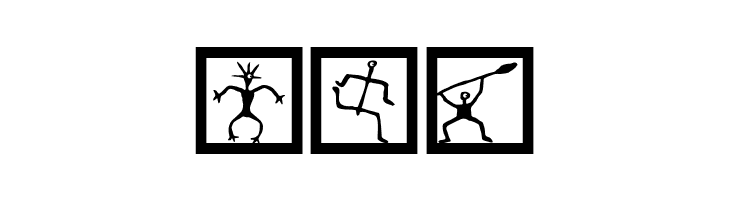 PetroglyphMarks  Free Fonts Download