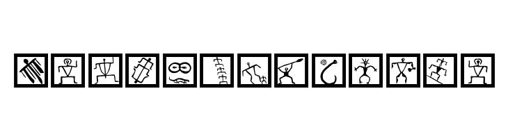 PetroglyphMarks  Free Fonts Download