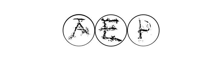 InkAlphabetRRings  Free Fonts Download