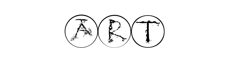 InkAlphabetRRings  Free Fonts Download