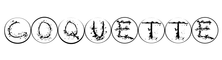 InkAlphabetRRings  Free Fonts Download