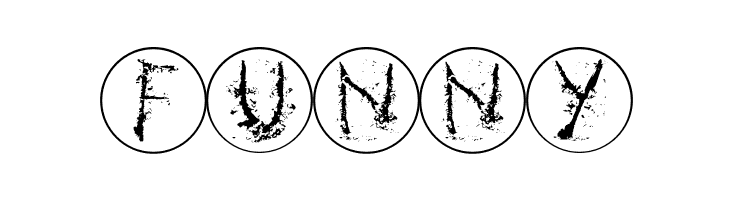 InkAlphabetRRings  Free Fonts Download