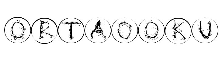 InkAlphabetRRings  Free Fonts Download