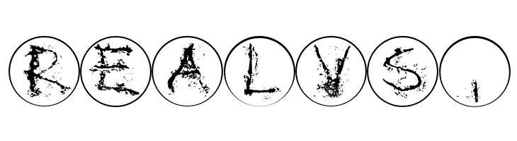 InkAlphabetRRings  Free Fonts Download