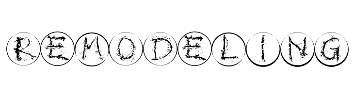 InkAlphabetRRings  Free Fonts Download