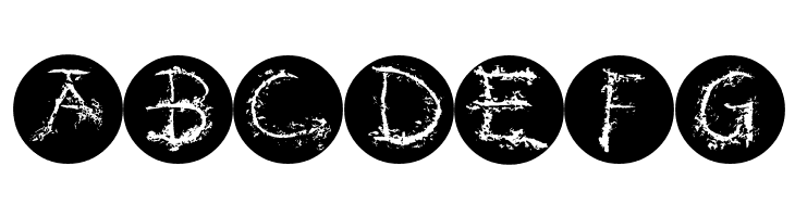 InkAlphabetInvers  Free Fonts Download