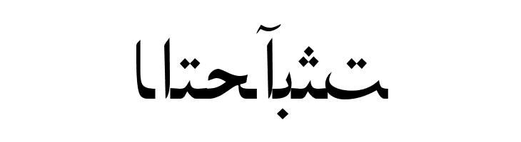 ArabicNaskhSSK  Free Fonts Download